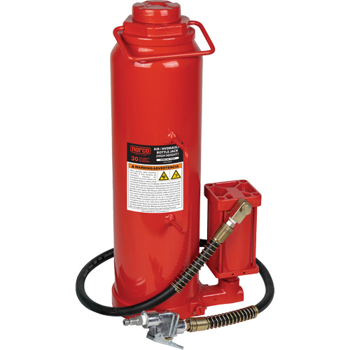 High Height Bottle Jack, 30 Ton(s), Air Hydraulic, 33-9/10" Raised Height Distribution Jean Lapalme