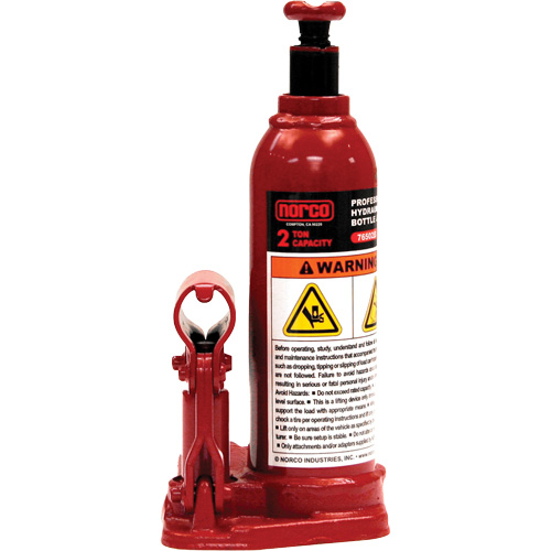 Cric &agrave; bouteille hydraulique professionnel, 2 tonne(s), 14-1/2" Hauteur &eacute;lev&eacute;e Distribution Jean Lapalme