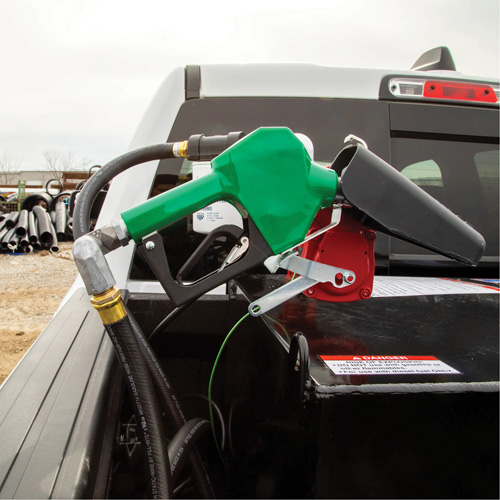 Green Automatic Gasoline Spout Nozzle Distribution Jean Lapalme