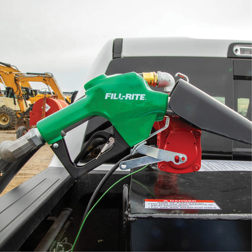 Green Automatic Diesel Spout Nozzle Distribution Jean Lapalme