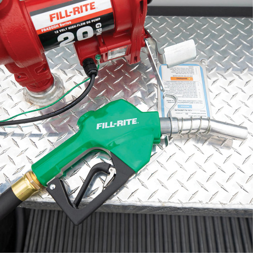 Green Automatic Diesel Spout Nozzle Distribution Jean Lapalme