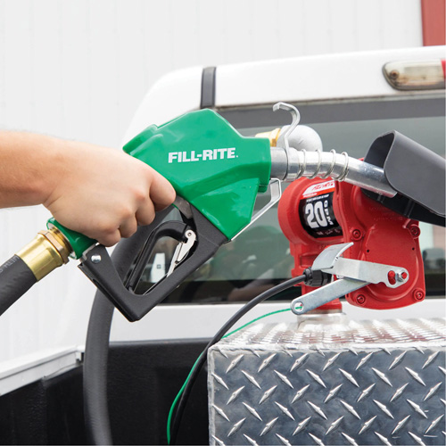 Green Automatic Diesel Spout Nozzle Distribution Jean Lapalme