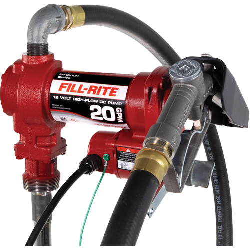 12V DC Fuel Transfer Pump with Nozzle Distribution Jean Lapalme