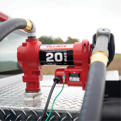 12V DC Fuel Transfer Pump with Nozzle Distribution Jean Lapalme