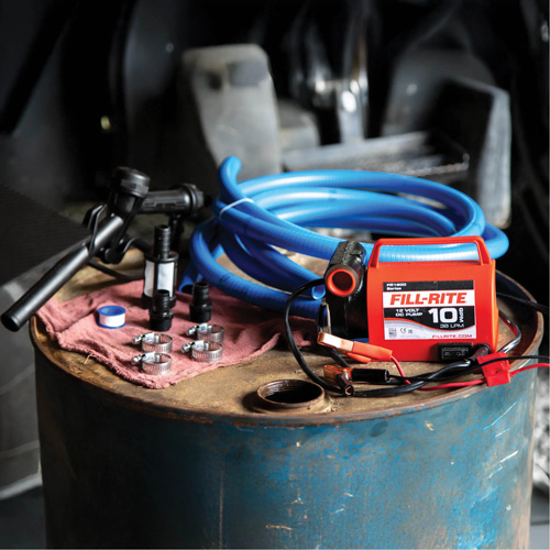 12V DC Fuel Transfer Pump with Nozzle Distribution Jean Lapalme
