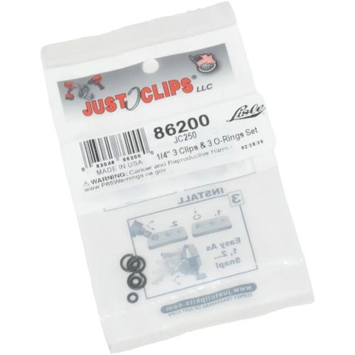 1/4" Clips & O-Rings Set Distribution Jean Lapalme