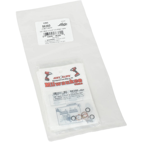Jeu de clips et joints toriques de 3/8 po pour Milwaukee - en vrac Distribution Jean Lapalme