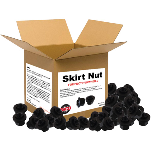 100-Piece Graphite-Coated Skirt Nuts for Pilot Hub Wheels Distribution Jean Lapalme
