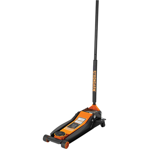 Cric rouleur &agrave; levage &eacute;lev&eacute; avec manche en 2 morceaux, 3,5 tonne(s) Capacit&eacute;, 3-7/20" Abaiss&eacute;e, Hydraulique &agrave; main Distribution Jean Lapalme