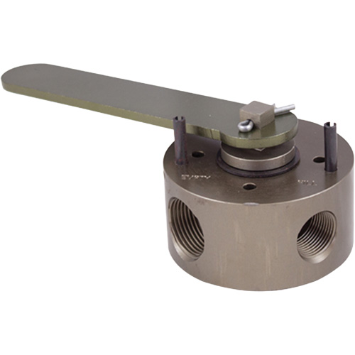 4-Way Metal Valve for Liquid Transfer Pump Distribution Jean Lapalme