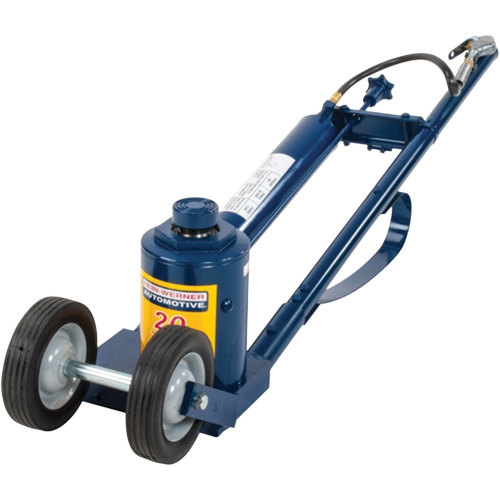 Cric pneumatique pour camion, 20 tonne(s) Capacit&eacute;, 9-1/2" Abaiss&eacute;e, 17-1/2" &eacute;lev&eacute;e, Air comprim&eacute;/hydraulique Distribution Jean Lapalme