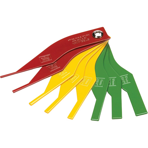 8-Piece Colour-Coded Brake Lining Thickness Gauge Distribution Jean Lapalme