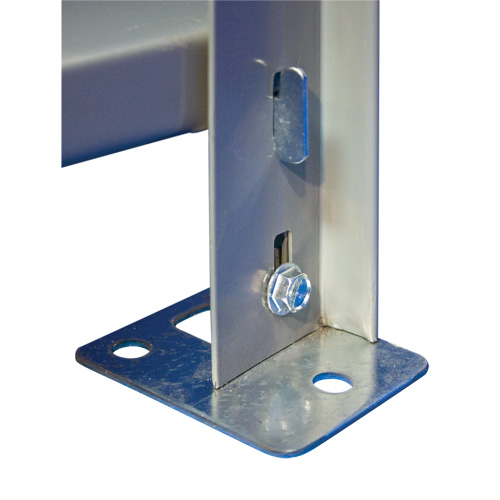 Patte d'assise pour rayonnage enclenchable Interlok Distribution Jean Lapalme