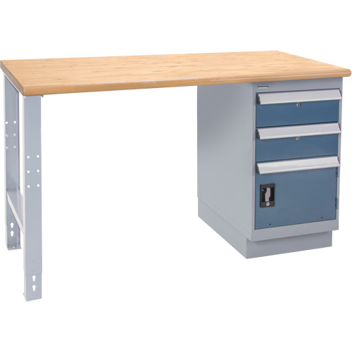 &eacute;tabli industriel, Porte a/combinaison de tiroirs, Cap 1000 lb, 72" la x 36" p, 34" h Distribution Jean Lapalme