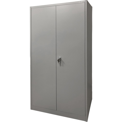 Storage Cabinet, Steel, 4 Shelves, 78" H x 36" W x 24" D, Grey Distribution Jean Lapalme