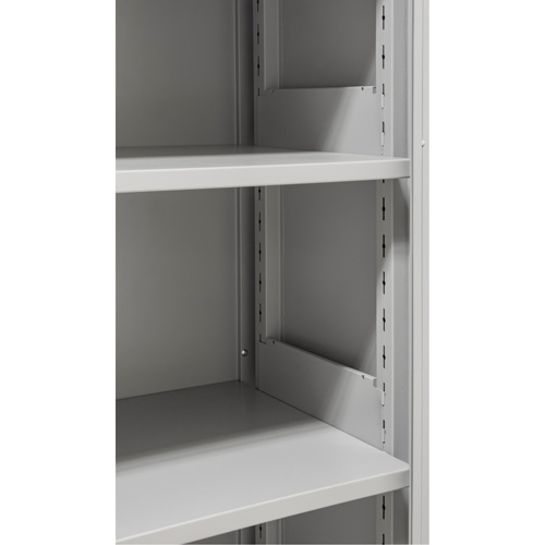 Hi-Boy Storage Cabinet, Steel, 4 Shelves, 72" H x 36" W x 18" D, Grey Distribution Jean Lapalme
