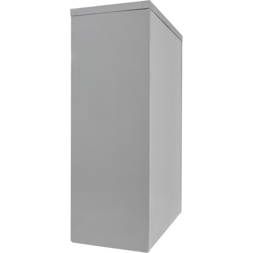 Armoire de rangement &agrave; hauteur de comptoir, Acier, 2 Tablettes, 42" h x 36" la x 24" P, Gris Distribution Jean Lapalme