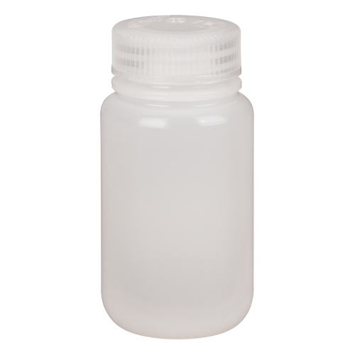 Bouteilles &agrave; large ouverture, Ronde, 4 oz, Plastique Distribution Jean Lapalme