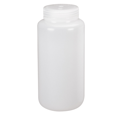 Wide-Mouth Bottles, Round, 8 oz., Plastic Distribution Jean Lapalme