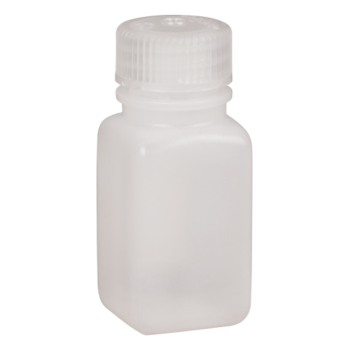 Easy-Grip Space-Saver Bottles, Square, 2 oz., Plastic Distribution Jean Lapalme