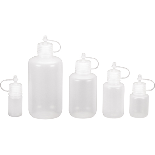 Narrow-Mouth Bottles, Round, 1/2 oz., Plastic Distribution Jean Lapalme
