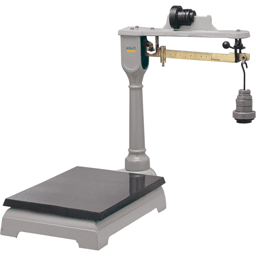 Mechanical Platform Beam Scales, 16" L x 12" W, 100 kg Capacity Distribution Jean Lapalme