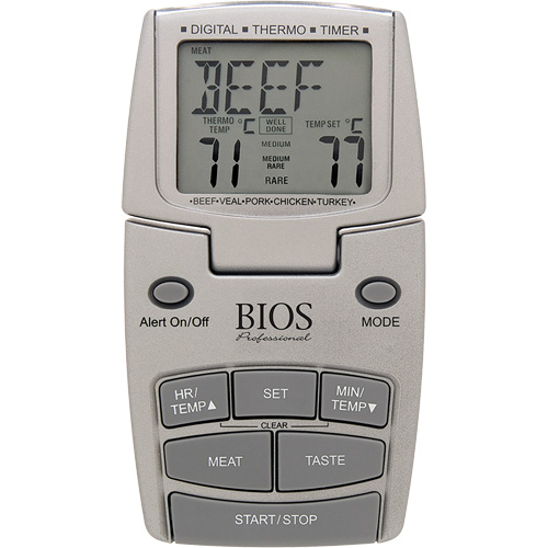 Meat Thermometer, Contact, Digital, 14-392°F (10-200°C) Distribution Jean Lapalme