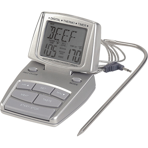 Meat Thermometer, Contact, Digital, 14-392°F (10-200°C) Distribution Jean Lapalme