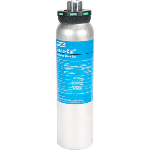 Gaz d'essai d'&eacute;talonnage, 4 M&eacute;lange de gaz, CH4/CO/H2S/O2, 34 litres Distribution Jean Lapalme