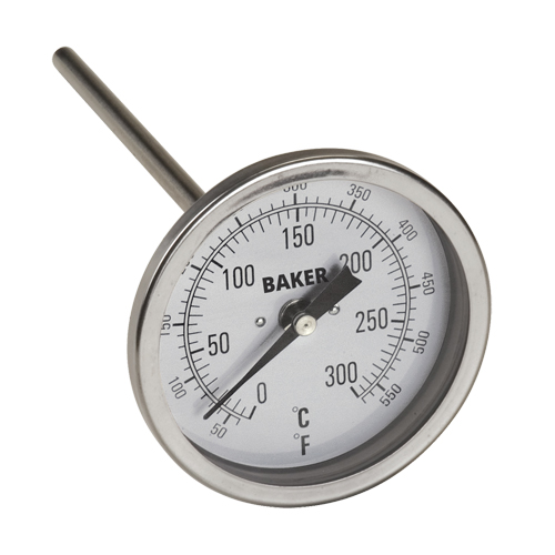 Thermom&egrave;tres bilames, Contact, Analogique, 50-550°F (0-260°C) Distribution Jean Lapalme