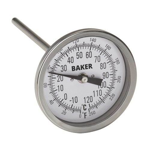 Thermom&egrave;tres bilames, Contact, Analogique, 0-250°F (-20-120°C) Distribution Jean Lapalme