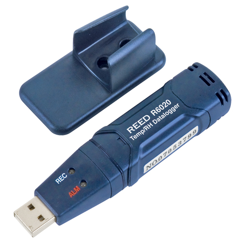 Enregistreur de donn&eacute;es de temp&eacute;rature/humidit&eacute; avec certificat de calibration, -35°C &agrave; 80°C (-31°F &agrave; 176°F) Distribution Jean Lapalme