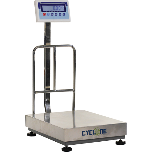 Cyclone 300 Bench and Platform Scale, 600 lbs. / 300 kg Capacity, 17-3/4" L x 23-3/5" W Distribution Jean Lapalme