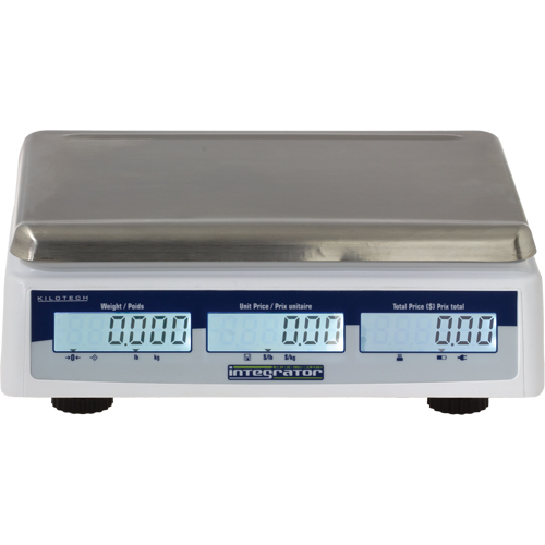 Balance &agrave; calcul de prix Integrator C30, Capacit&eacute; 60 lb / 30 kg, Graduations 0,02 lb / 0,005 kg Distribution Jean Lapalme
