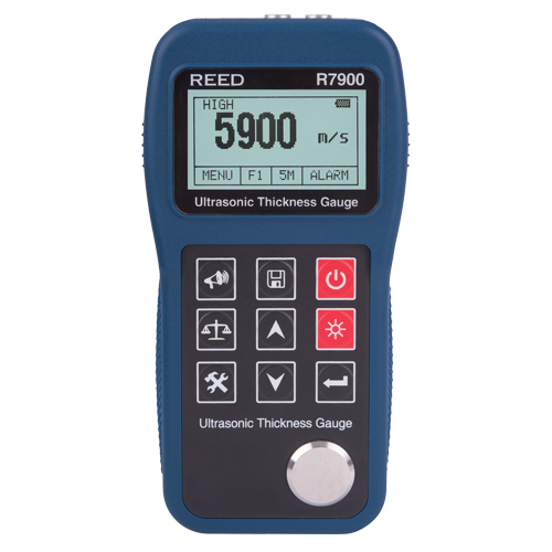 Ultrasonic Thickness Gauge, Digital Display, Ultrasound, 0.03" - 15.7" (0.65 mm - 400 mm) Range Distribution Jean Lapalme