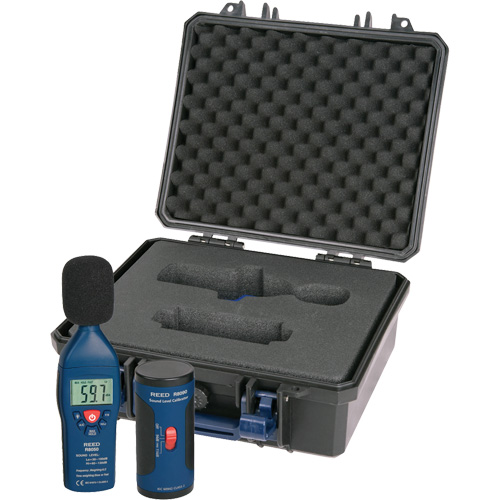 Sound Level Meter and Calibrator Kit, 30 - 130 dB Measuring Range Distribution Jean Lapalme