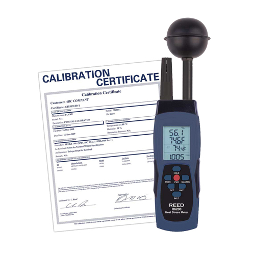 Wet-Bulb Globe Temperature (WBGT) Heat Stress Meter with Calibration Certificate Distribution Jean Lapalme
