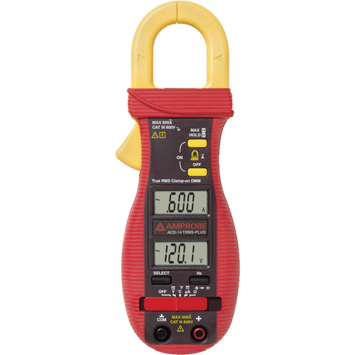 ACD-14-PLUS Clamp-On Multimeter with Dual Display, AC/DC Voltage, AC Current Distribution Jean Lapalme