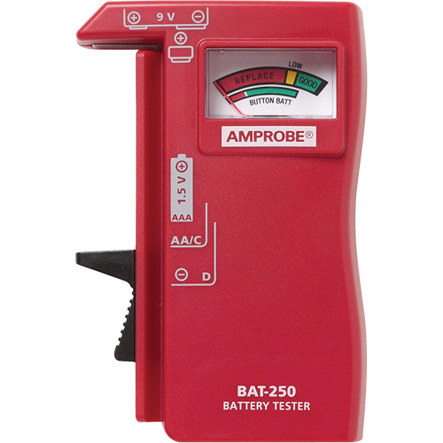V&eacute;rificateur de pile BAT-250 Distribution Jean Lapalme