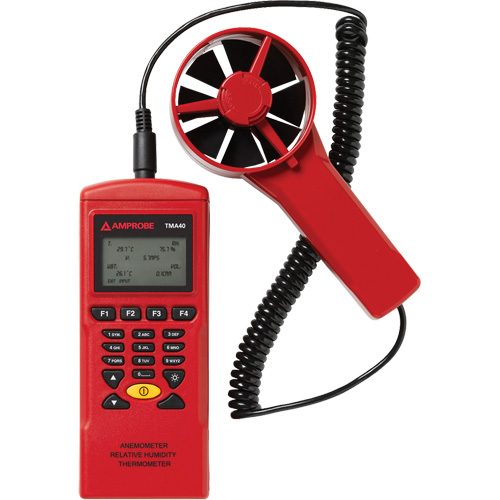 An&eacute;mom&egrave;tre TMA40-A, Enregistrement des donn&eacute;es, Gamme de v&eacute;locit&eacute; d'air de 0,4 - 32 m/sec Distribution Jean Lapalme