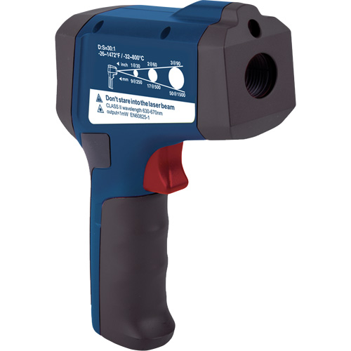 Thermom&egrave;tre &agrave; infrarouge professionnel, -26 - 1472° F ( -32 - 800° C ), 30:1, &eacute;missivit&eacute; Ajustable Distribution Jean Lapalme