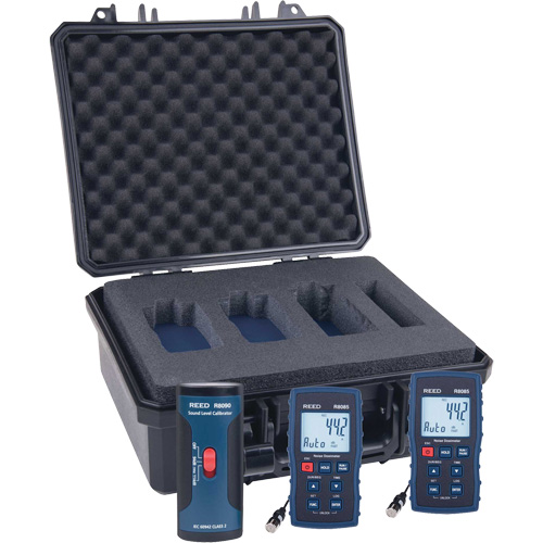 Trousse de dosim&egrave;tre de bruit, Gamme de mesure 35 - 130 dB Distribution Jean Lapalme