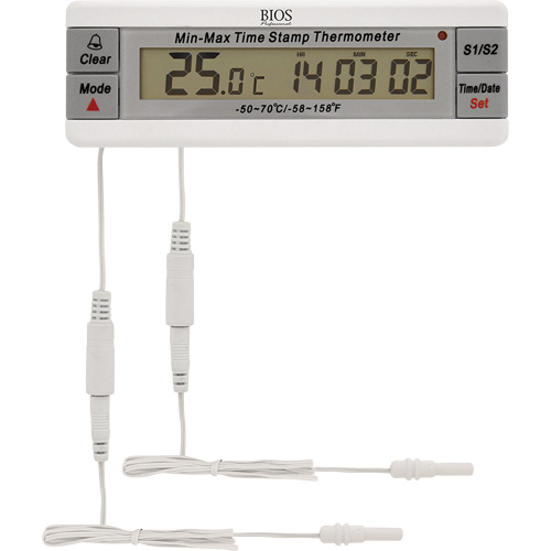 Vaccine Thermometer, Contact, Digital, -50-70°F (-58-158°C) Distribution Jean Lapalme