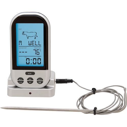 Wireless Meat & Poultry Thermometer, Contact, Digital, 32-482°F (0-250°C) Distribution Jean Lapalme