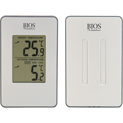 Indoor/Outdoor Wireless Thermometer, Non-Contact, Analogue, 31-158°F (-35-70°C) Distribution Jean Lapalme