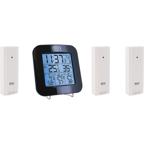 Wireless Weather Station with 3 Sensors, Non-Contact, Digital, 40-158°F (-40-70°C) Distribution Jean Lapalme