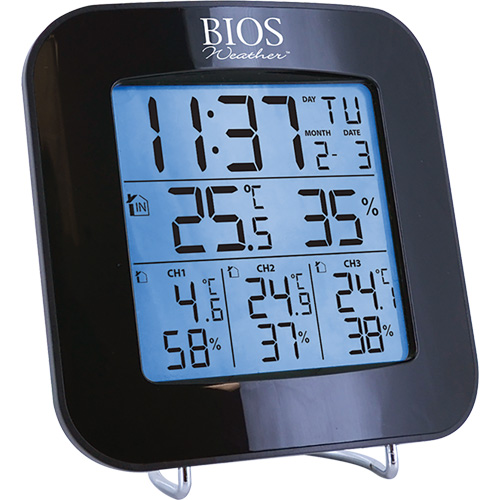 Wireless Weather Station with 3 Sensors, Non-Contact, Digital, 40-158°F (-40-70°C) Distribution Jean Lapalme