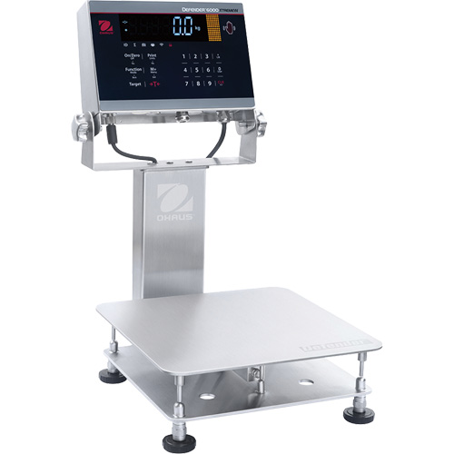Defender 6000 Washdown Bench Scale, 25 lbs. Capacity, 11-4/5" L x 11-4/5" W Distribution Jean Lapalme