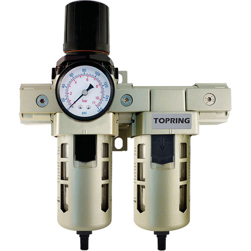 Airflo 400 Filter, Regulator & Coalescing Filter, 1/2" NPT, 150 PSI, 1.5 fl. Oz. Capacity Distribution Jean Lapalme