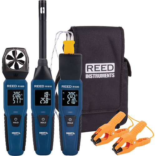 Trousse de CVCA avec enregistreur de donn&eacute;es Bluetooth de s&eacute;rie intelligente R16X0, Contact, Num&eacute;rique Distribution Jean Lapalme
